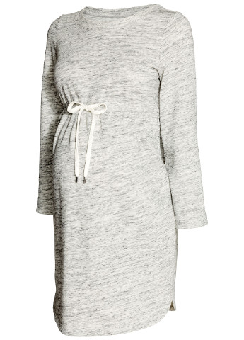 Сіра кежуал плаття для вагітних H&M меланжева