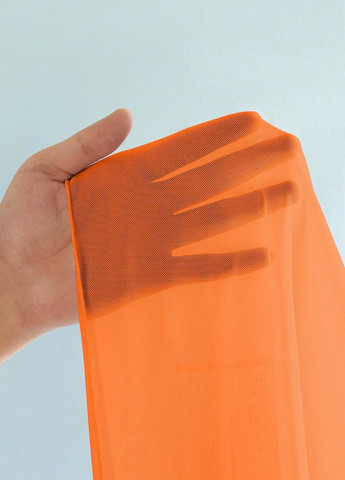 Оранжевая пляжный однотонная юбка SHEIN а-силуэта (трапеция)