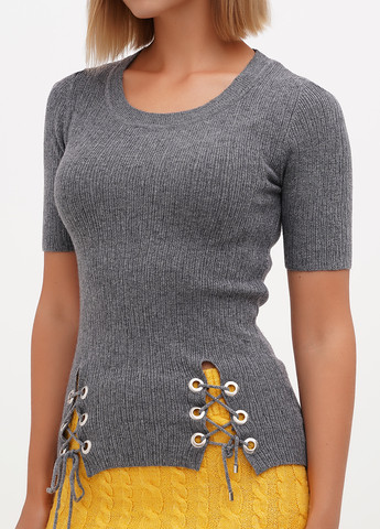 Сірий літній джемпер джемпер Sassofono