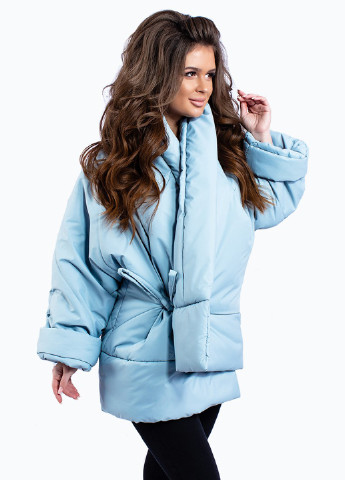 Голубая зимняя куртка Modna Anka