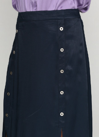 Темно-синяя кэжуал однотонная юбка Gestuz миди