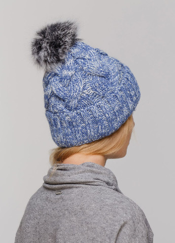 Зимова жіноча тепла шапка на флісовій підкладці 550800 Merlini (249643411)