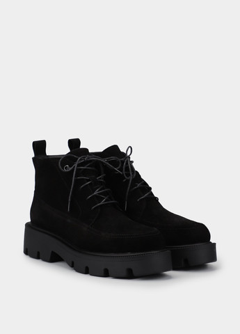 Осенние ботинки Braska без декора из натуральной замши