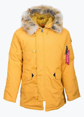 Желтая демисезонная куртка Alpine Crown