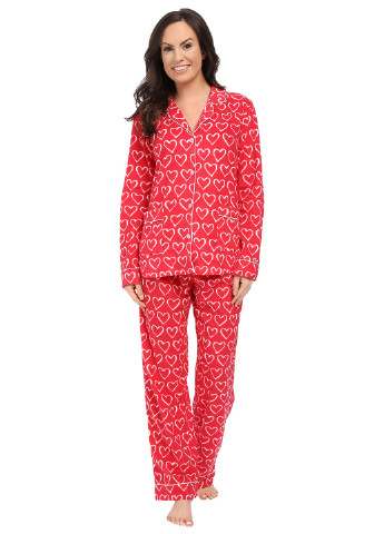 Красная всесезон пижама DKNY