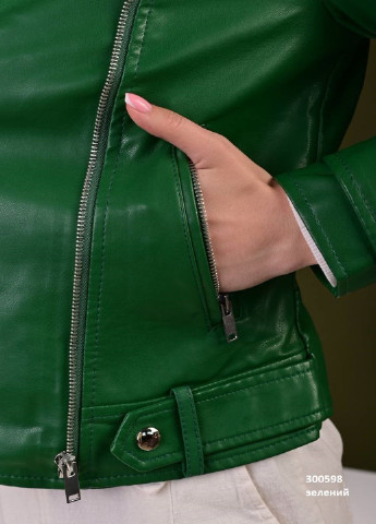 Зелена демісезонна куртка No Brand