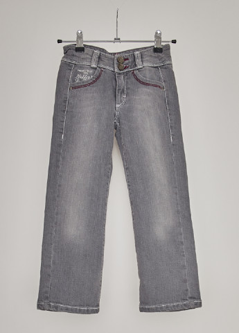 Серые демисезонные со средней талией джинсы Killah