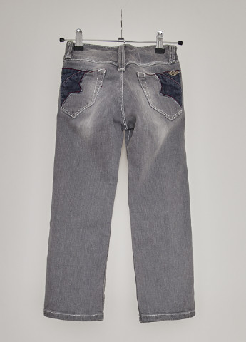 Серые демисезонные со средней талией джинсы Killah