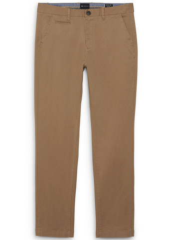 Светло-коричневые кэжуал демисезонные зауженные брюки C&A