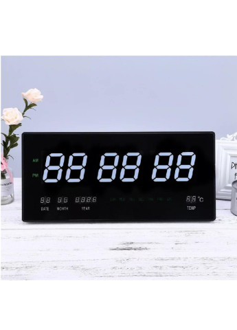 Электронные цифровые настольные часы с белой LED подсветкой будильник температура дата (472931-Prob) Francesco Marconi (252535693)
