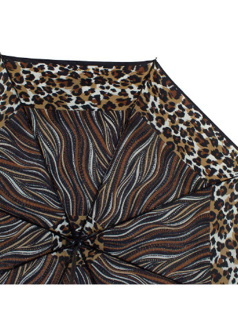 Коричнева складна парасолька хутроанічна 99 см Airton (197761881)