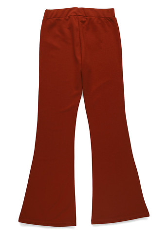 Терракотовые кэжуал летние клеш брюки D-Xel