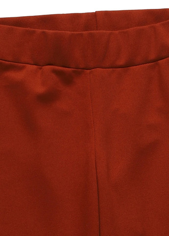 Терракотовые кэжуал летние клеш брюки D-Xel