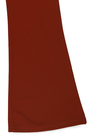 Терракотовые кэжуал летние клеш брюки D-Xel