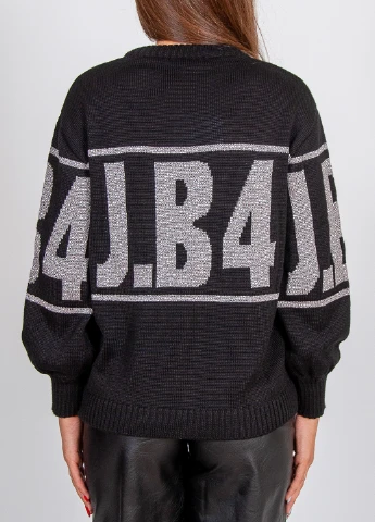Чорний зимовий светр J.B4 (Just Before)