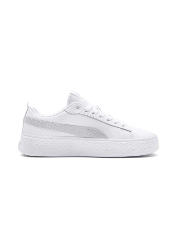 Белые кеды Puma Smash Platform L