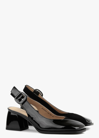 Le'BERDES Туфли слингбеки черный з натуральная кожа, украина — демисезон (328003878)