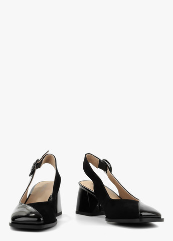 Le'BERDES Туфли слингбеки черный з натуральная кожа, украина — демисезон (328003878)