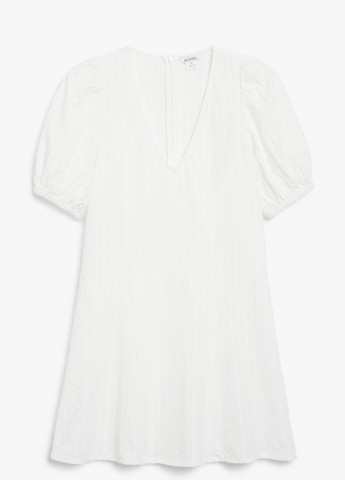 Белое кэжуал платье Monki в полоску