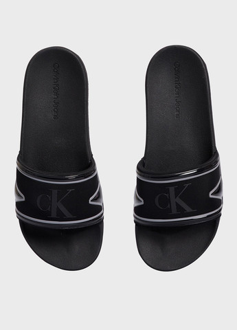 Черные кэжуал шлепанцы Calvin Klein Jeans