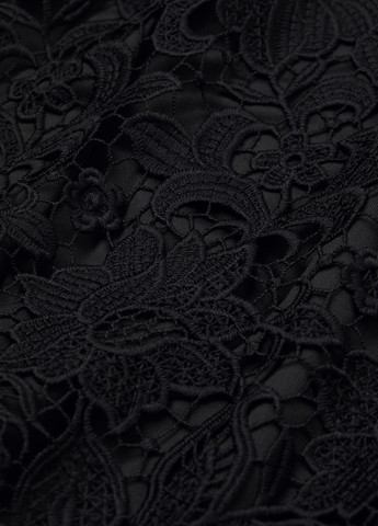 Чорна коктейльна сукня H&M однотонна