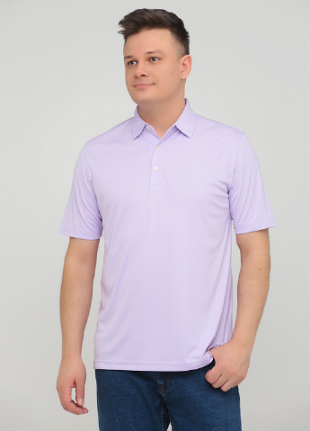 Светло-фиолетовая футболка-поло для мужчин Greg Norman однотонная