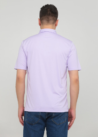 Светло-фиолетовая футболка-поло для мужчин Greg Norman однотонная