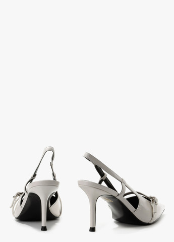 Le'BERDES Туфли слингбеки молочный з натуральная кожа, украина — лето (322646254)