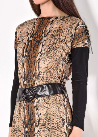 Комбинированное кэжуал платье Miss Miss