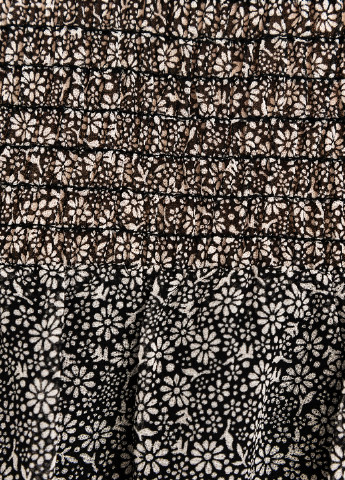 Темно-серое кэжуал платье а-силуэт befree с цветочным принтом