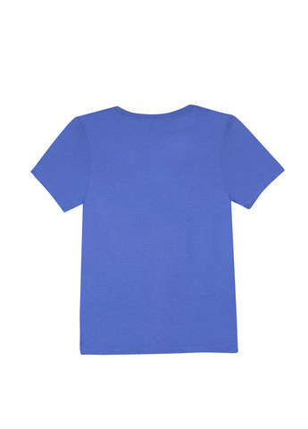 Синяя летняя футболка Cos