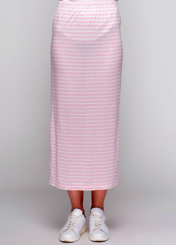 Светло-розовая кэжуал юбка F'91 макси