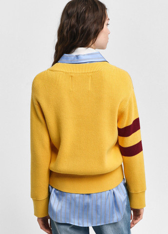 Жовтий зимовий пуловер пуловер Gant