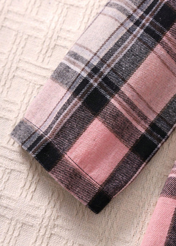 Світло-рожевий демісезонний костюм (жакет, спідниця, гольф) трійка SHEIN