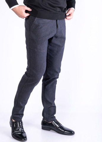 Серые кэжуал демисезонные зауженные брюки Time of Style