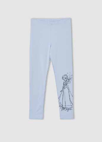 Голубая демисезонная frozen лонгслив + брюки DeFacto Комплект