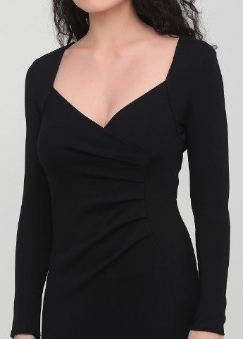 Черное кэжуал платье Lipsy London однотонное