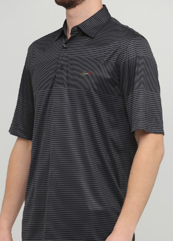 Темно-серая футболка-поло для мужчин Greg Norman в полоску