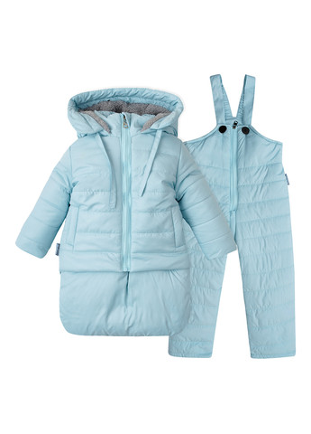Блакитний зимній комплект(куртка, напівкомбінезон) Одягайко