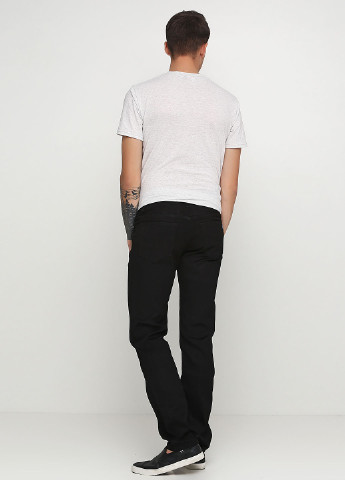 Черные демисезонные прямые джинсы Vigoocc