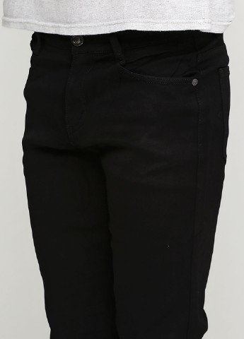 Черные демисезонные прямые джинсы Vigoocc