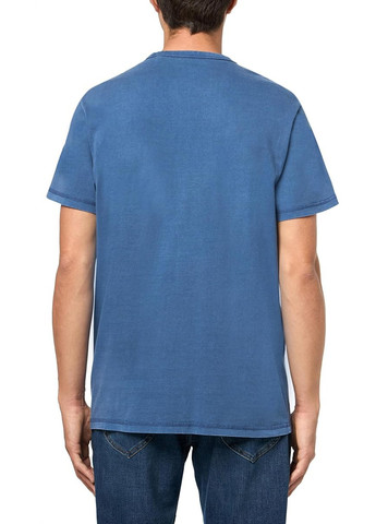 Синяя футболка Guess