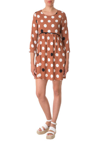 Коричнева кежуал сукня Zimo однотонна