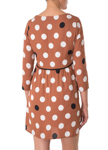 Коричнева кежуал сукня Zimo однотонна