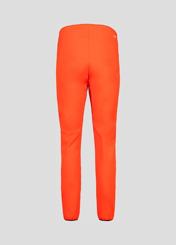 Оранжевые спортивные демисезонные зауженные брюки CMP