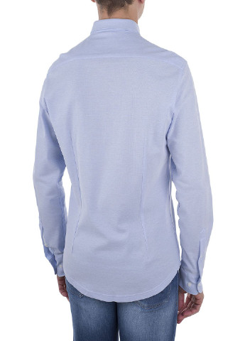 Голубой рубашка однотонная Bogner