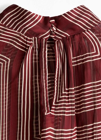 Бордовая блуза H&M