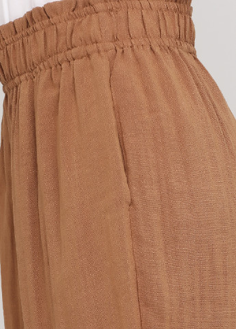 Светло-коричневые кэжуал демисезонные кюлоты брюки H&M