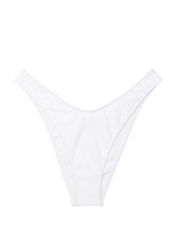 Белый летний купальник (лиф. трусы) раздельный, халтер, топ Victoria's Secret