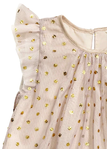Бежевое платье H&M (19263645)